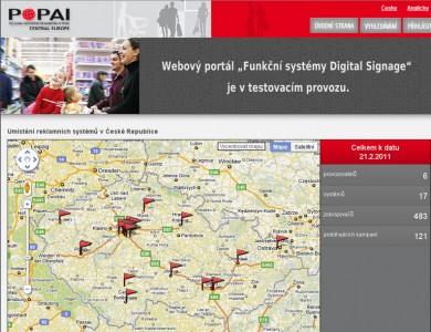 POPAI CE - Nový webový portál Digital Signage