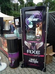Prague City Festival - interaktivní totem AXE