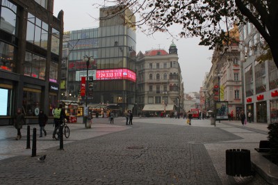 LED obrazovka Bonuss - Můstek, Václavské náměstí, Praha