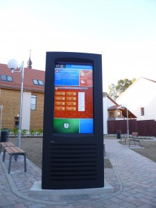 Venkovní LCD imotion - instalace Valašské Klobouky