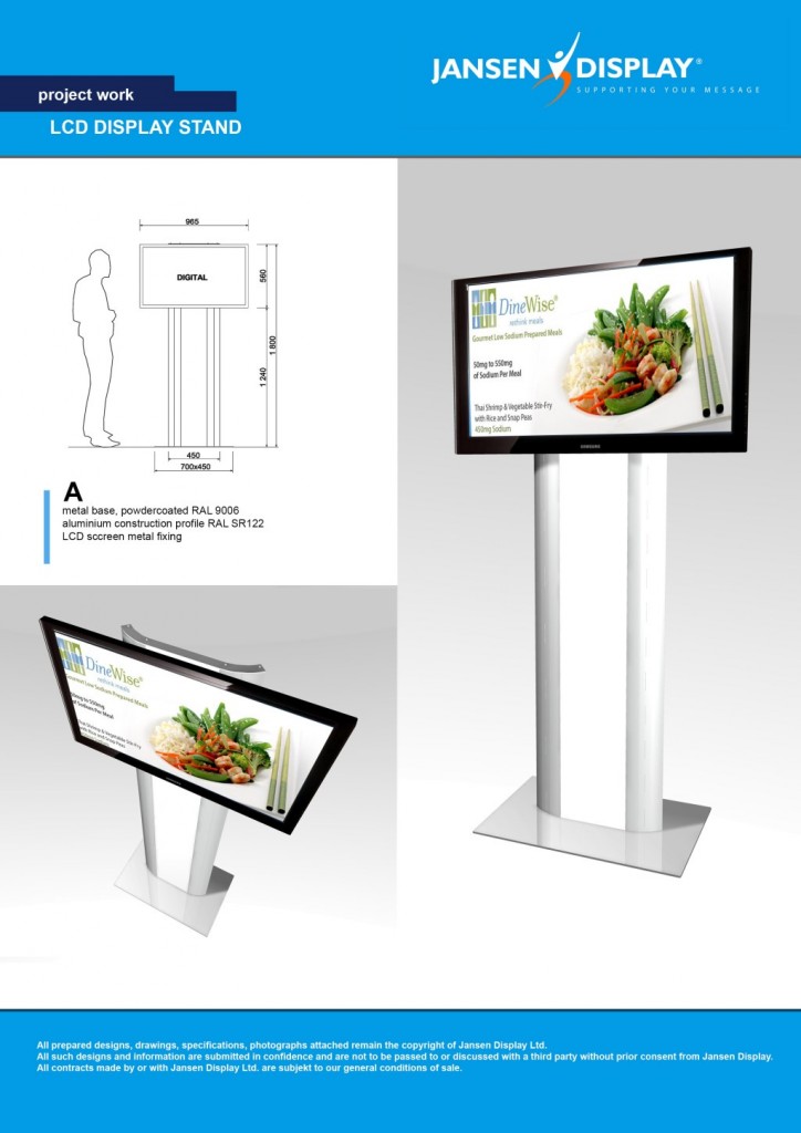 Jansen Display: Digital signage v restauracích veřejného stravování